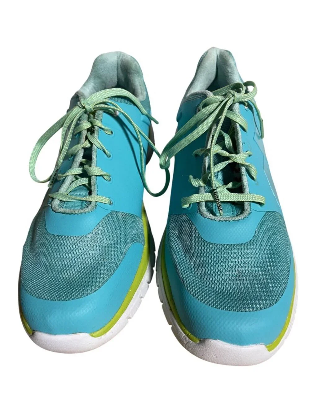 Anodyne No 23 Sport Runner Womens Sneakers US 8.5W Aqua & Lime
